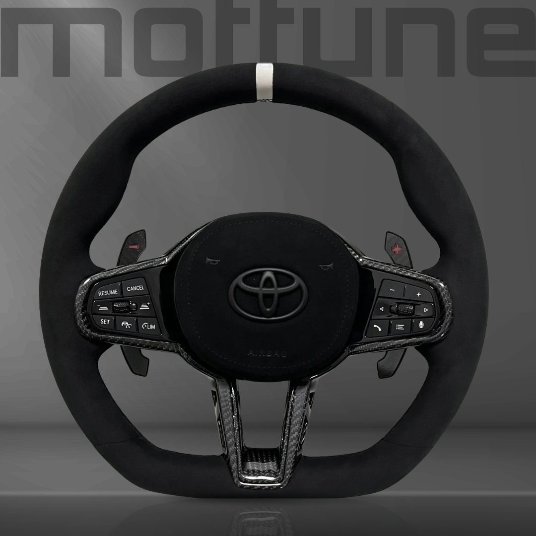 Toyota Supra Full Alcantara Steering Wheel — 12