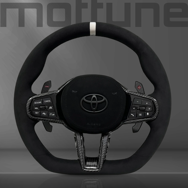Toyota Supra Full Alcantara Steering Wheel — 12