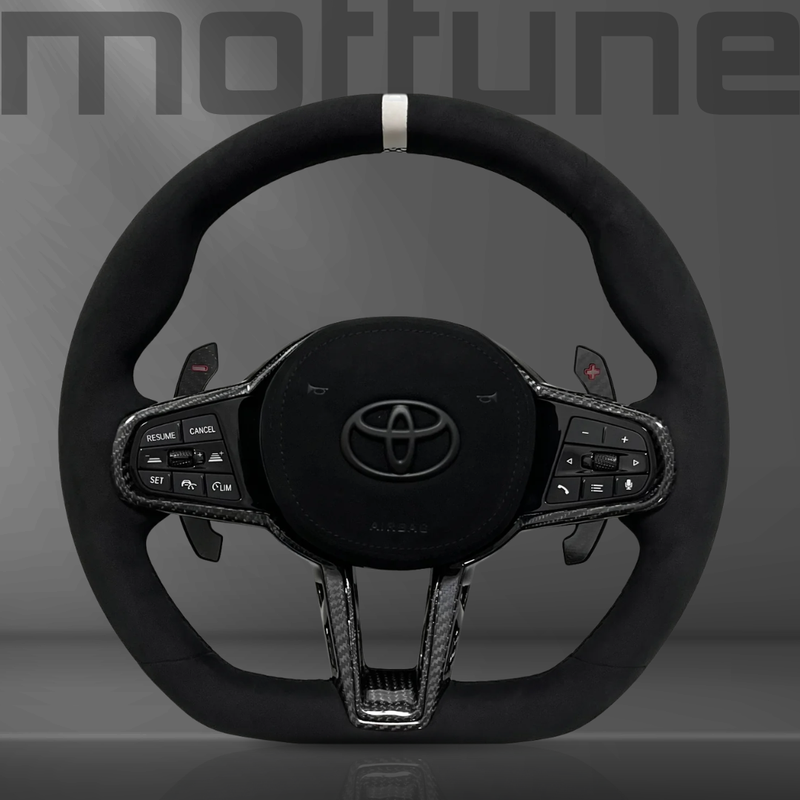 Toyota Supra Full Alcantara Steering Wheel — 12