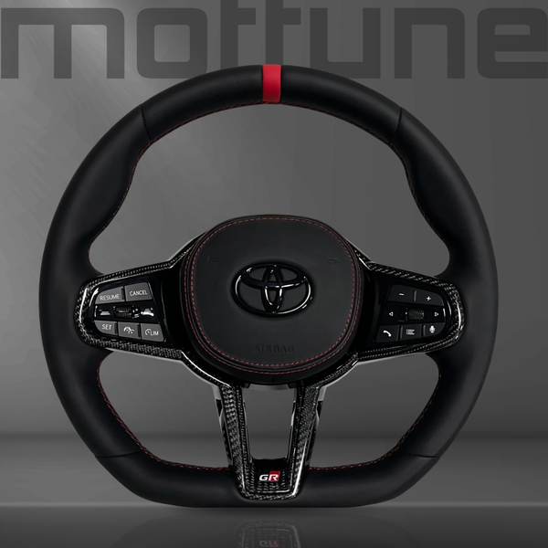 Toyota Supra Full Smooth Leather Steering Wheel — 11