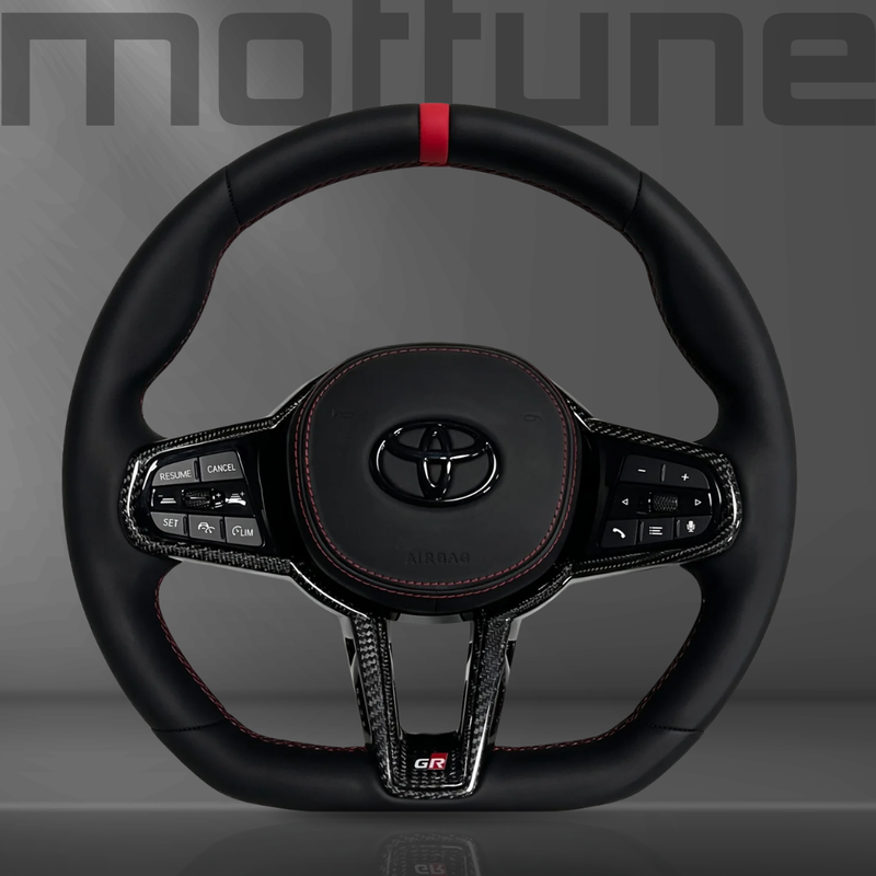 Toyota Supra Full Smooth Leather Steering Wheel — 11